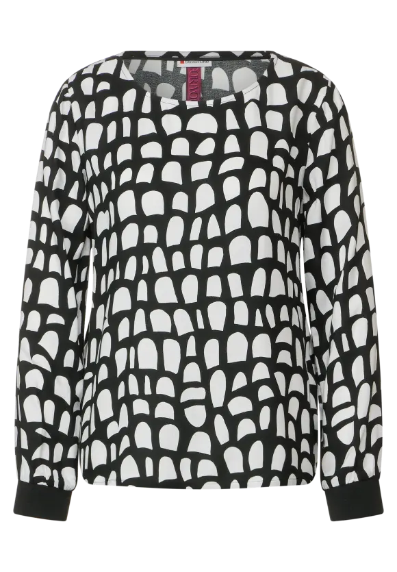 Bluse aus Viskose - Black