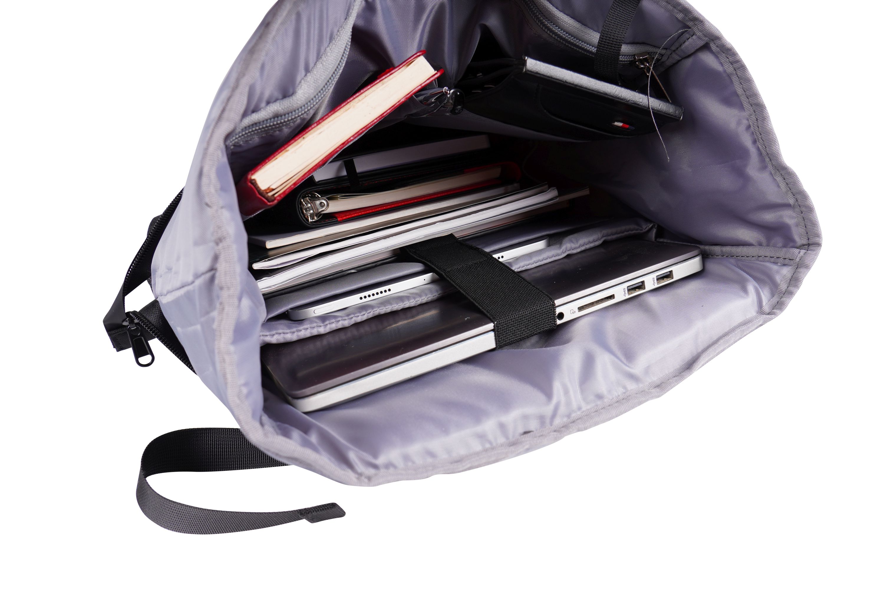 Rolltop Rucksack MERAN grau