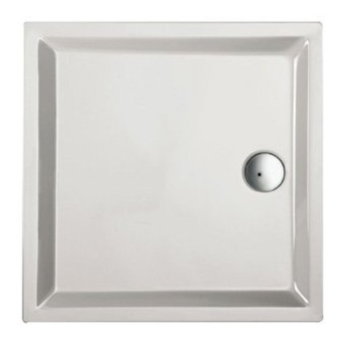 Plieger Liberty douchebak vierkant 90x90x4cm wit