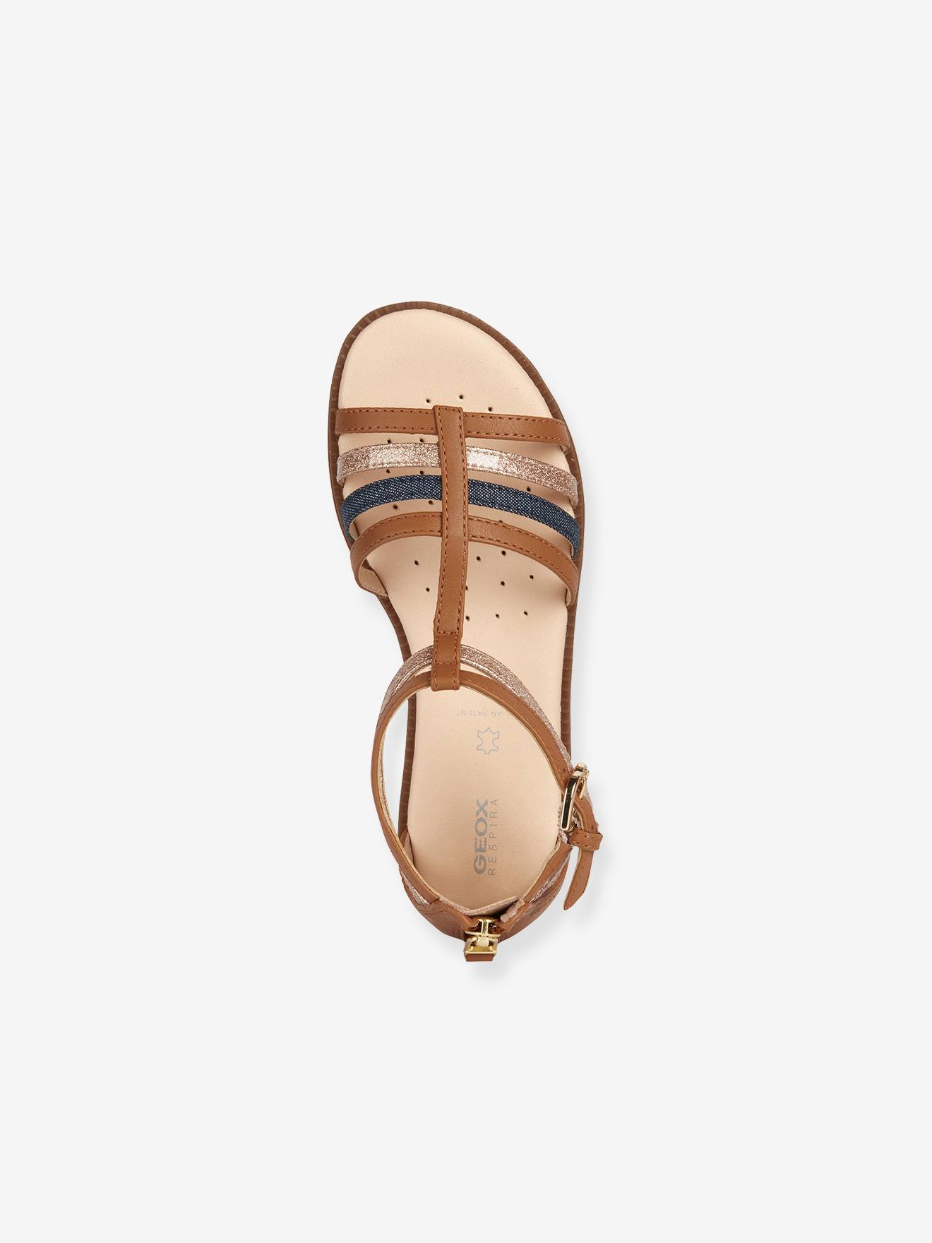 Sandálias infantis Geox® Karly Girl, marrom