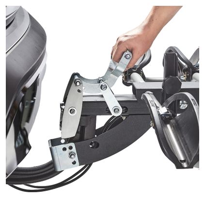 Porte-Vélo sur Boule d'Attelage Rabattable Mottez Diane 4 V2 - 4 Vélos