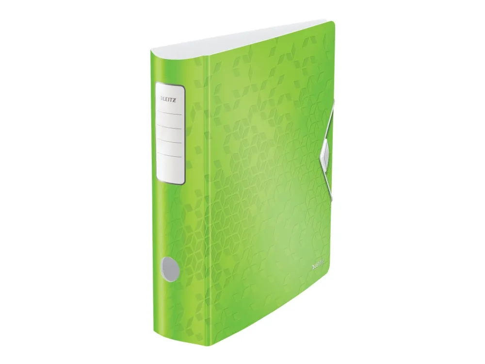 Brevordner Leitz Active WOW A4/80mm grøn - (5 stk.)