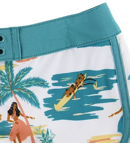 Roxy Shorts - Weiß/Petroleum