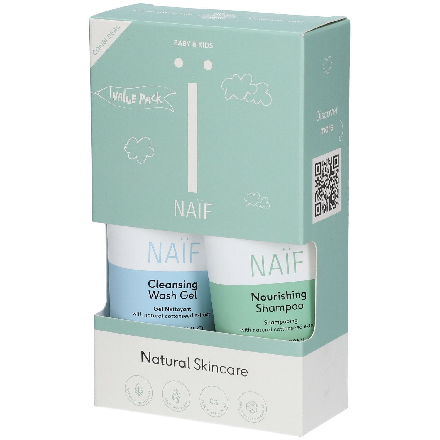 NAÏF® Baby & Kids Shampoo & Duschgel Set