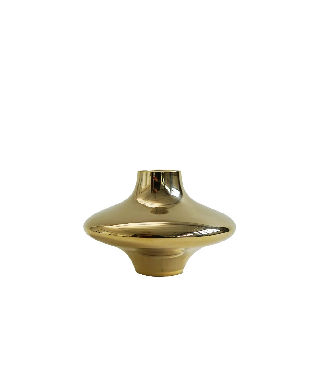 Hein Studio  Doublet no. 01 lysestage, lille - guldfarvet