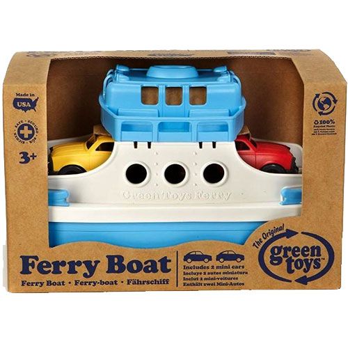 Green toys veerboot met autootjes - gerecycled GTFRBA1038