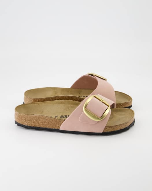 Birkenstock Madrid Big Buckle Pantoletten in Rosa