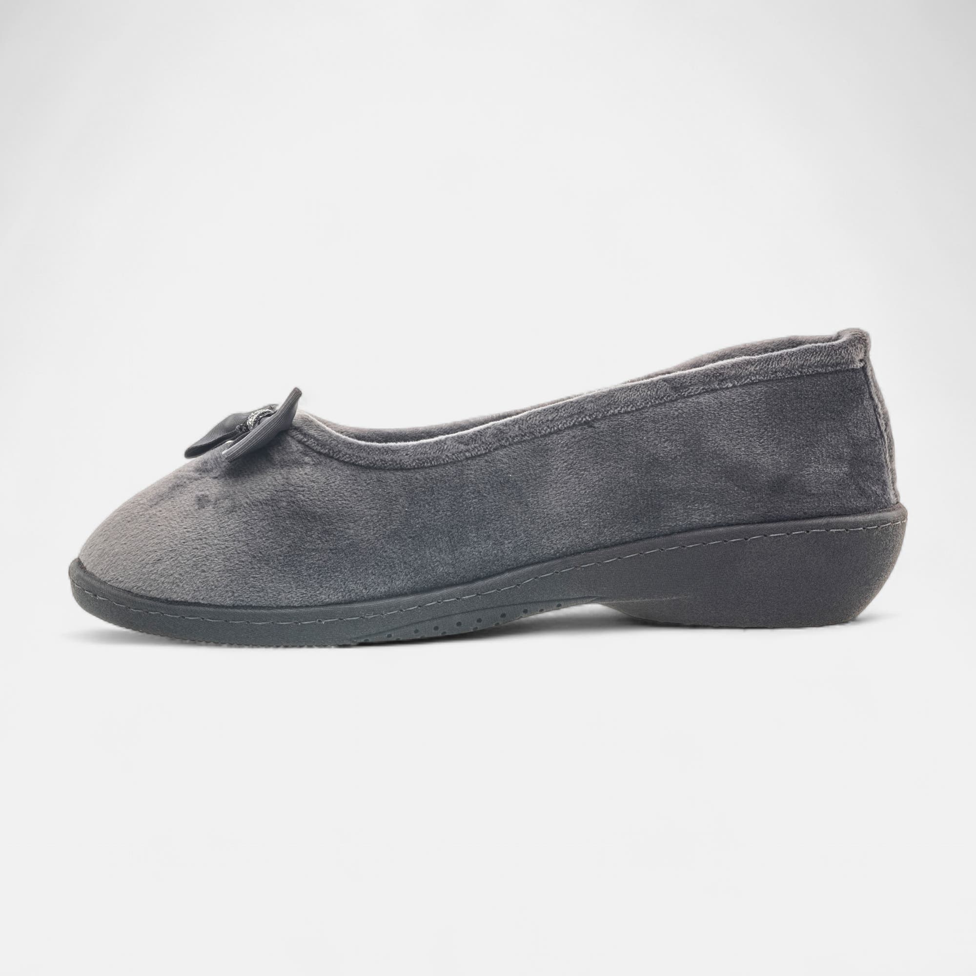 Chaussons ballerines Femme gris