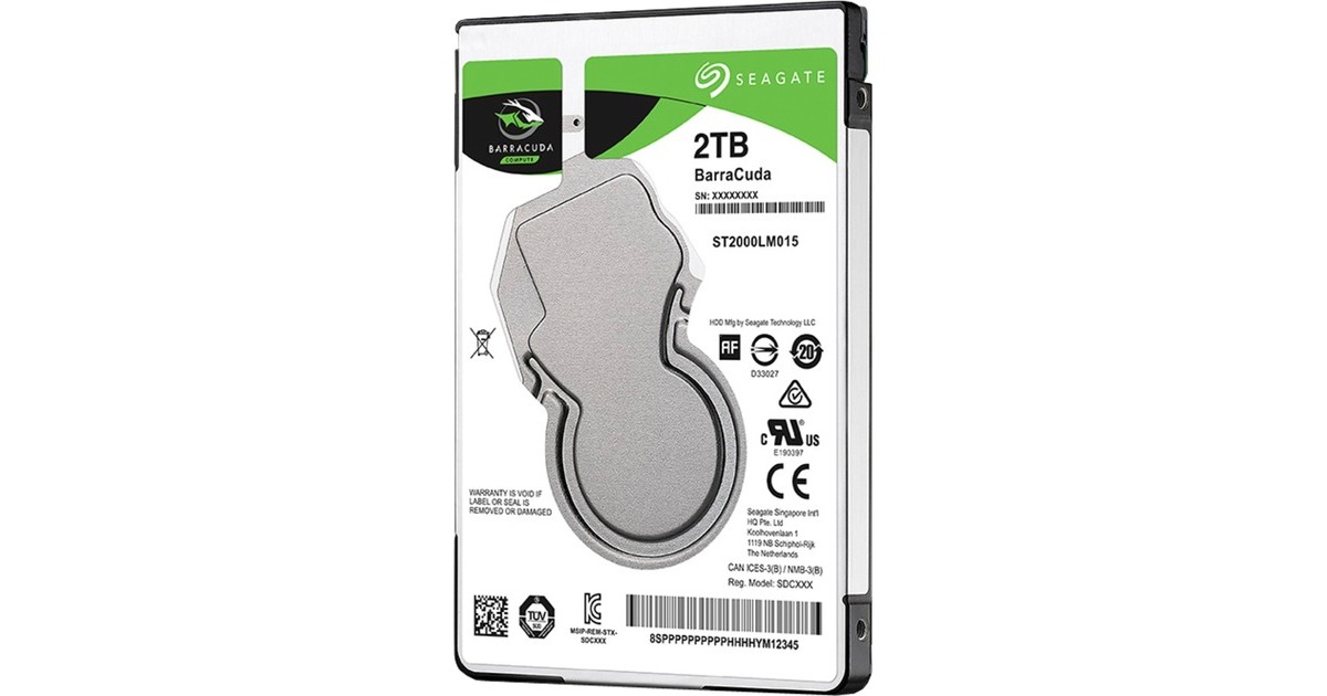 SeagateBarraCuda 2 TB harde schijf  (ST2000LM015, SATA/600)