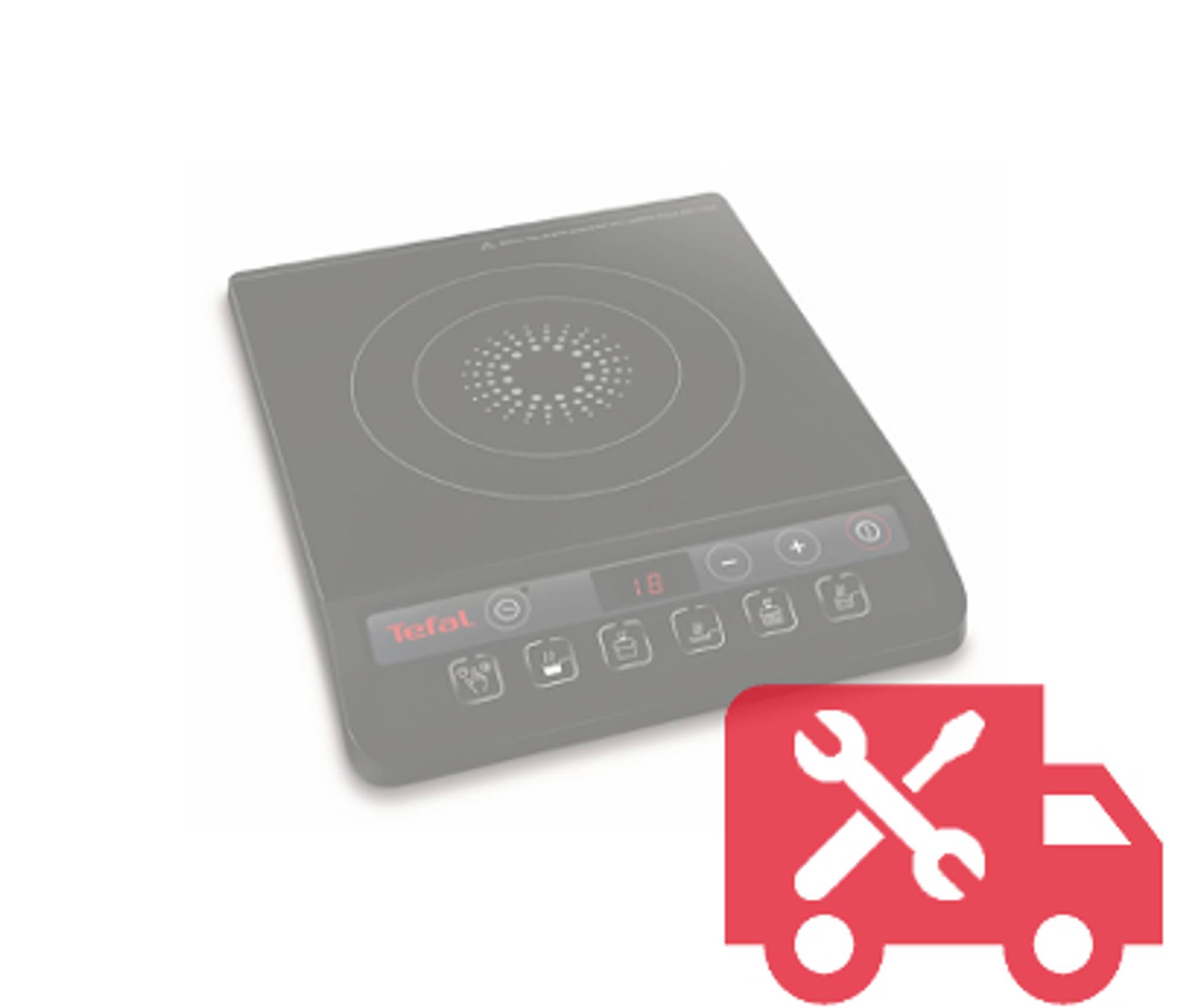 Forfait de réparation avec transport plaque induction Tefal
