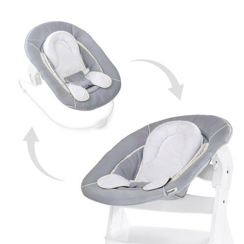 Transat 2 en 1 Alpha Bouncer 2in1 stretch - Gris - HAUCK