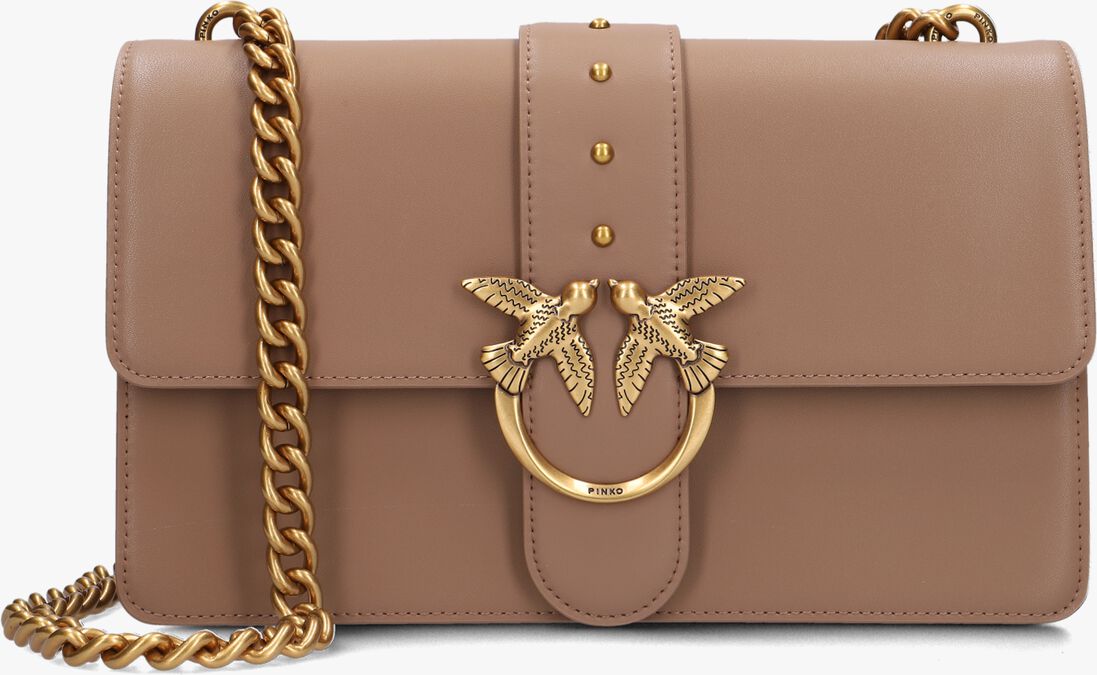 PINKO beige pinko schoudertas love one classic cl 1