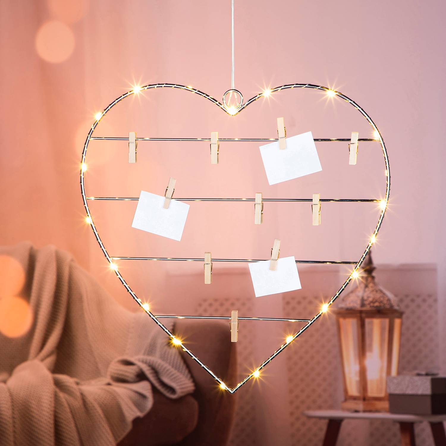 LED Herz zum Aufhängen