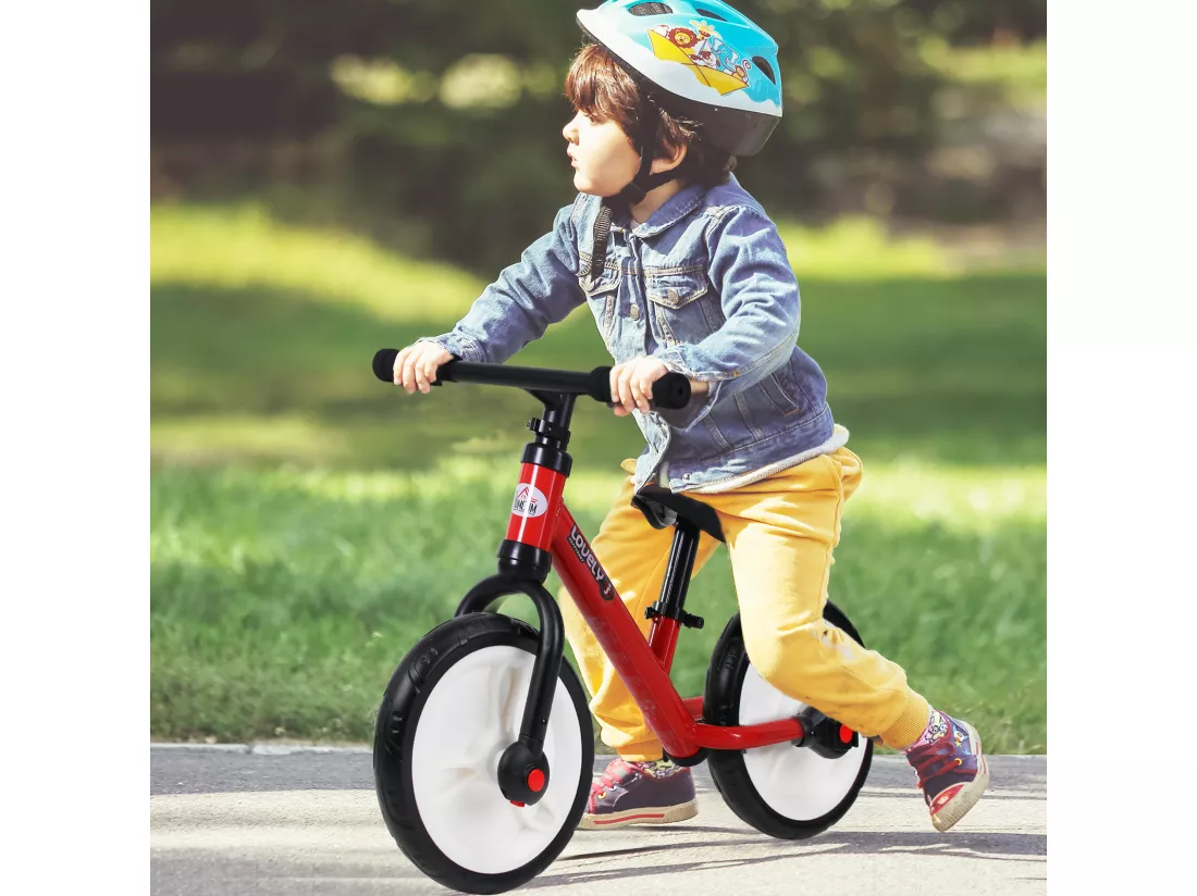 Vélo enfant draisienne 2 en 1 roulettes et pédales amovibles roues 11