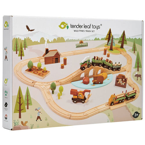 Tender leaf toys treinbaan dennenbos
