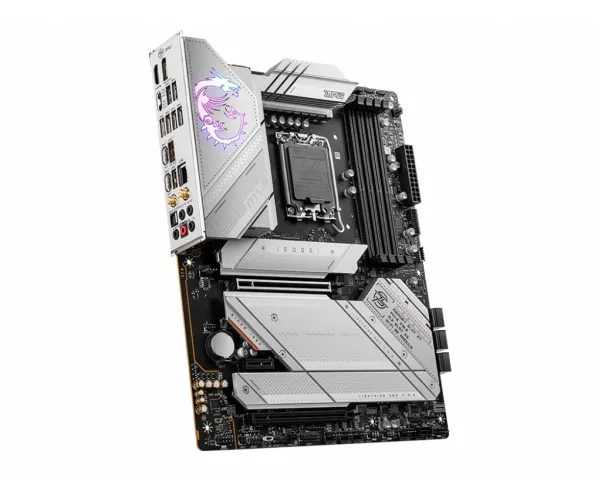 [OUTLET] - MSI MPG Z790 Edge WIFI DDR4 - Bundkort - ATX - LGA1700 sokkel - Z790 Chipset - USB 3.2 Gen 1, USB 3.2 Gen 2, USB-C 3.2 Gen2, USB-C 3.2 Gen 2x2 - 2.5 Gigabit LAN, Bluetooth, Wi-Fi - onboard grafik (CPU påkrævet) - HD Audio (8-kanaler)