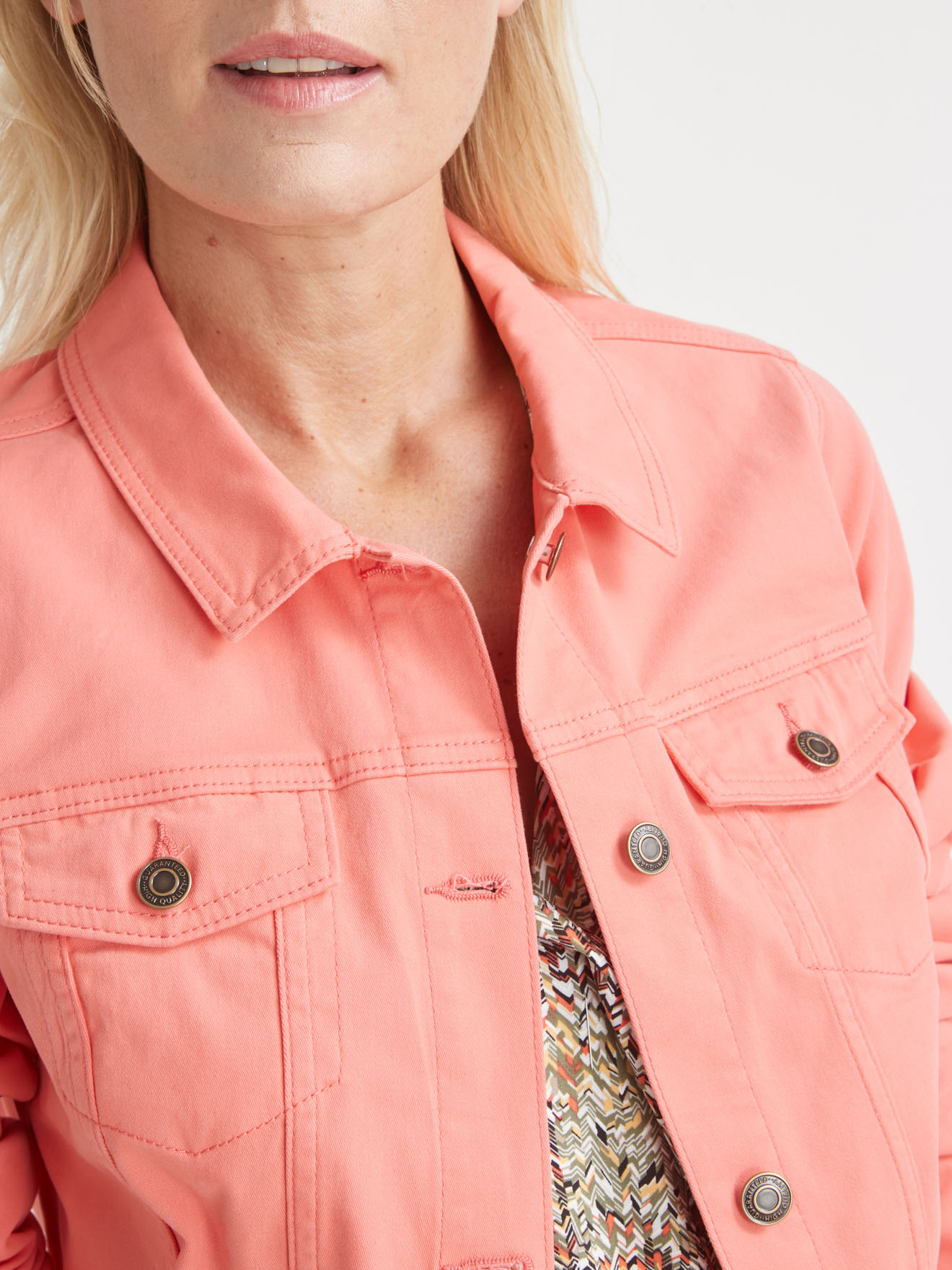 Veste-blouson en tissu stretch