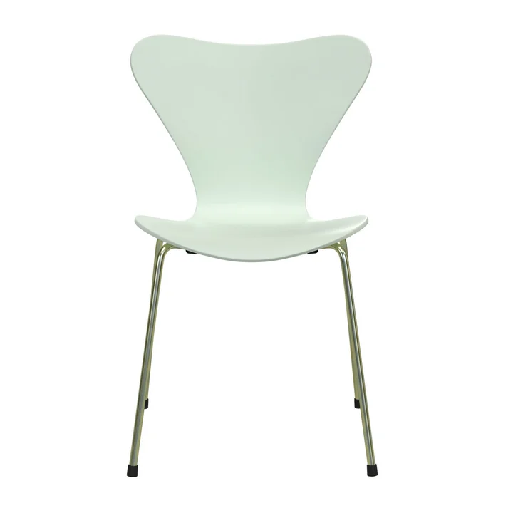 Fritz Hansen - Serie 7 Stuhl ungepolstert, rainbow / 7:14 AM grün (Special Edition 2025)