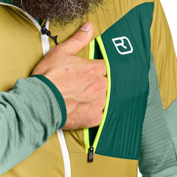 Veste polaire randonnée ORTOVOX LADIZ HYBRID JACKET ARCTIC GREY