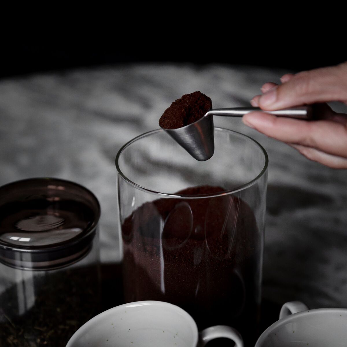 Kaffemål, rustfritt stål