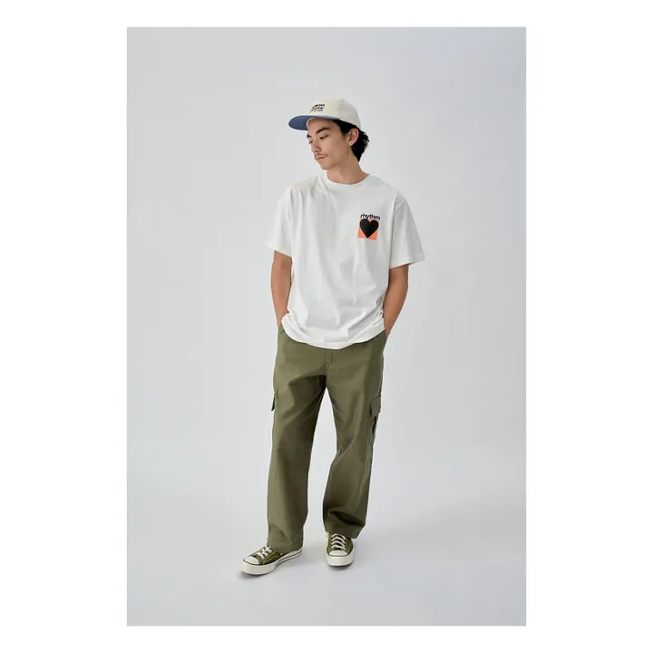 Rhythm T-shirt Factory Vintage | Blanc
