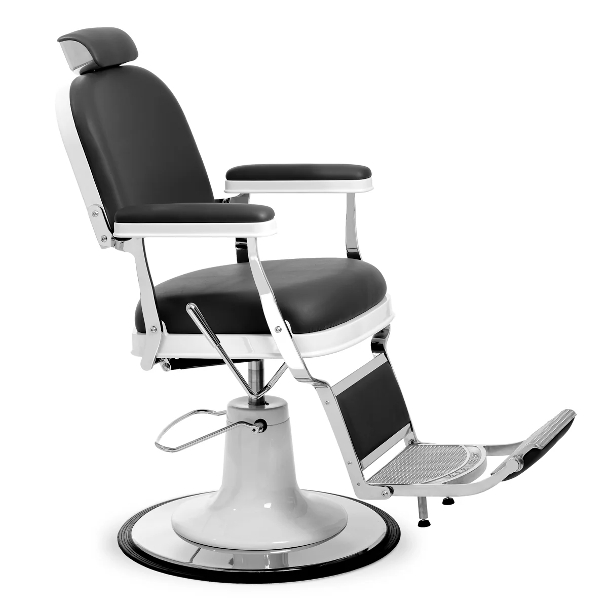 Fauteuil Barbier ZERBINI 1906 Skaï Noir 008C