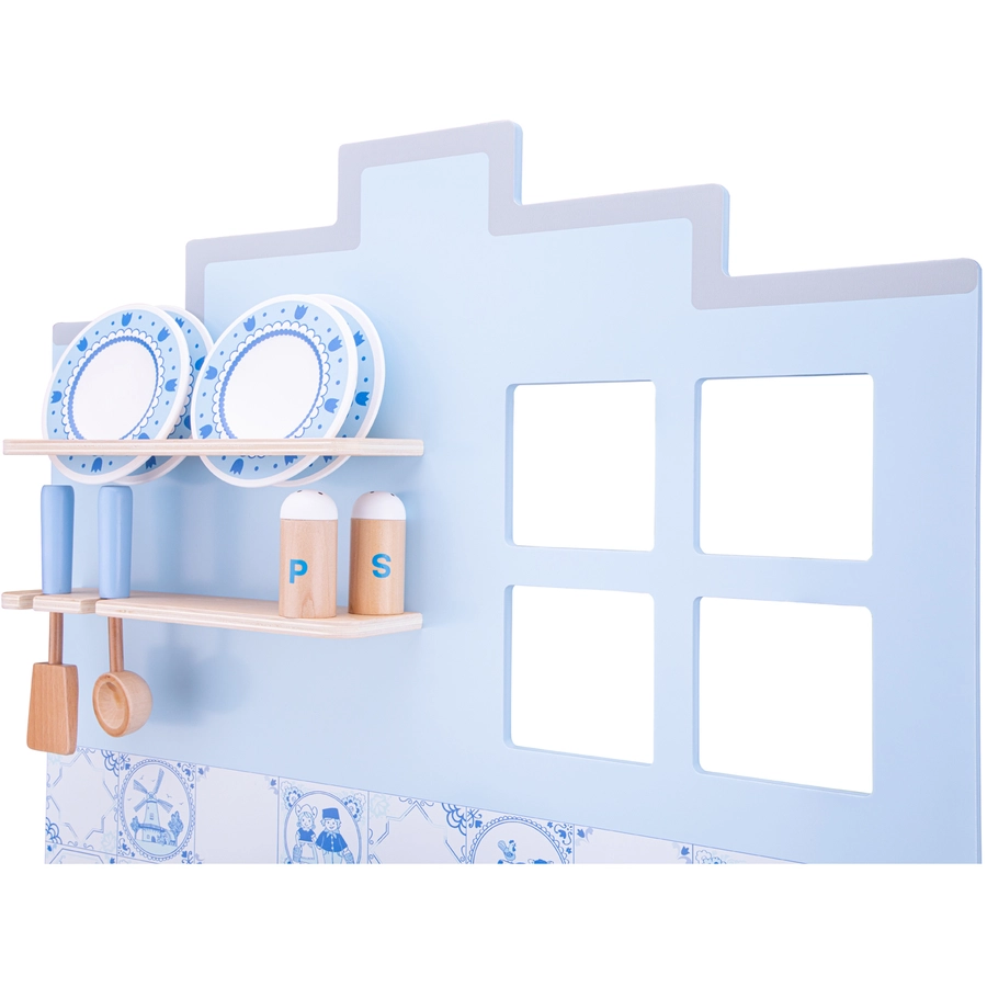 New Classic Toys Spielküche - Delfter blau