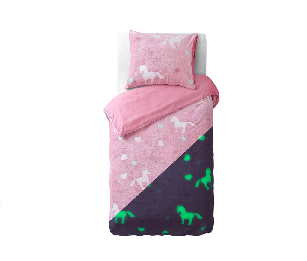fleece dekbedovertrek 1 persoons (140x220 cm)