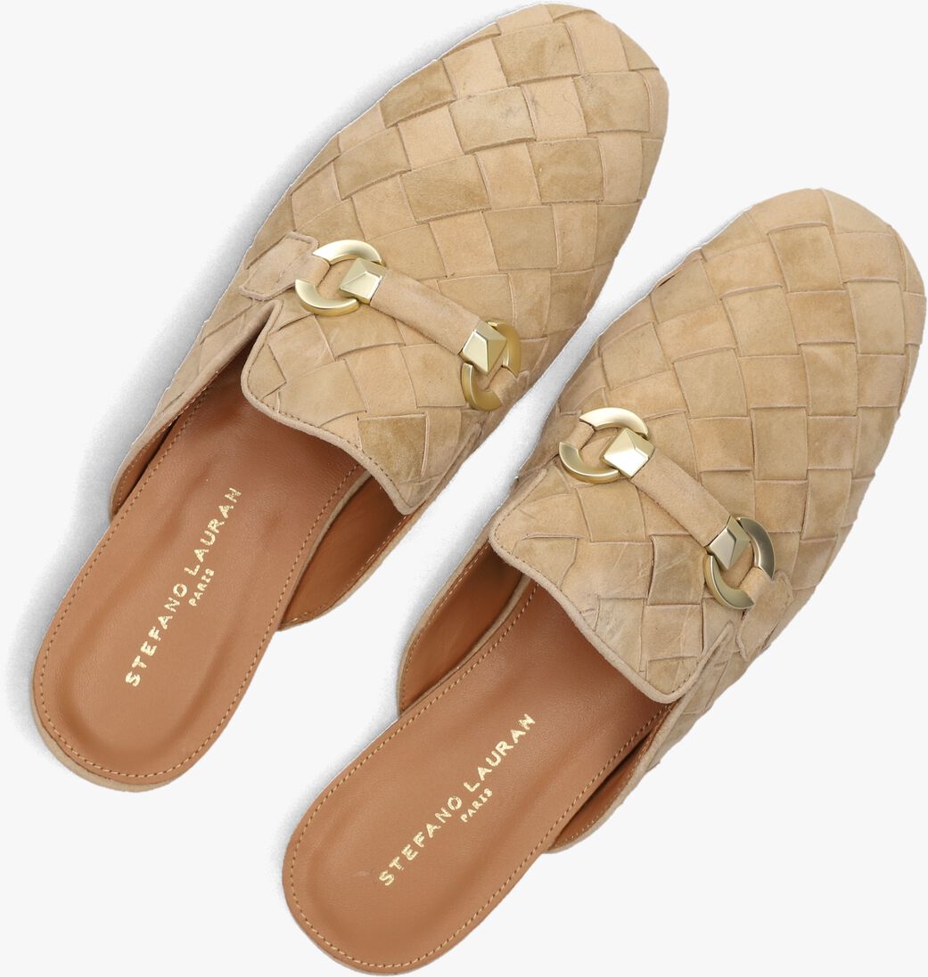 beige stefano lauran instappers d24083