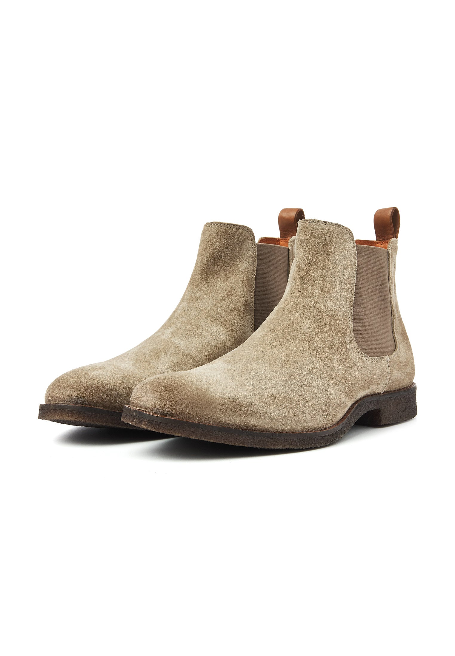 Taupe suède Chukka chelsea boot