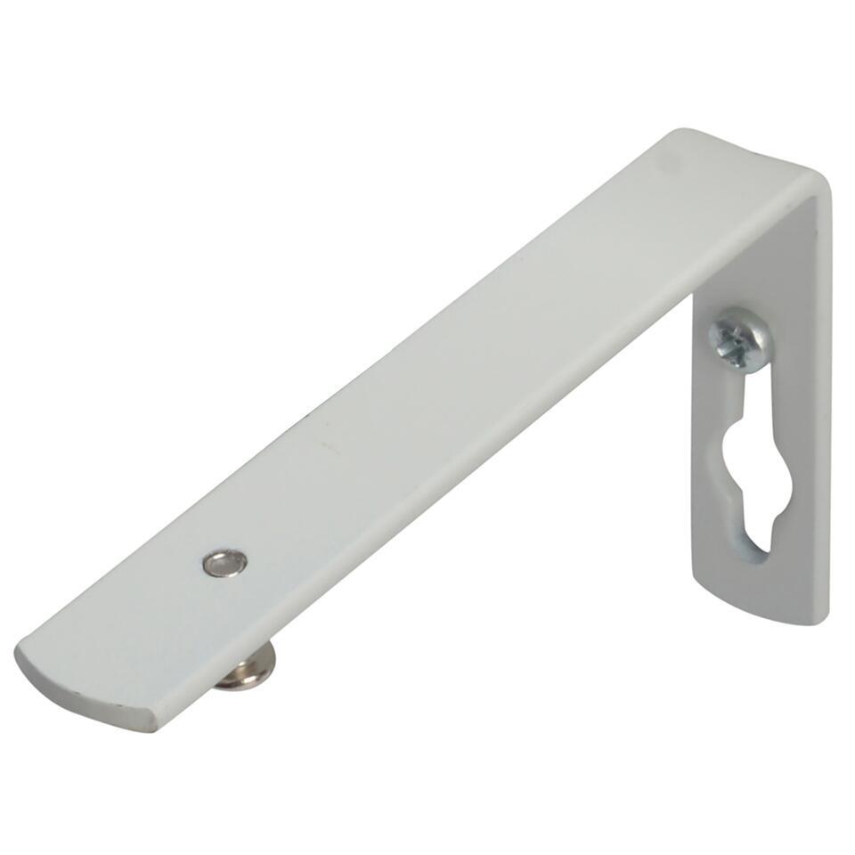 Steun U-Rail Wit 100 mm