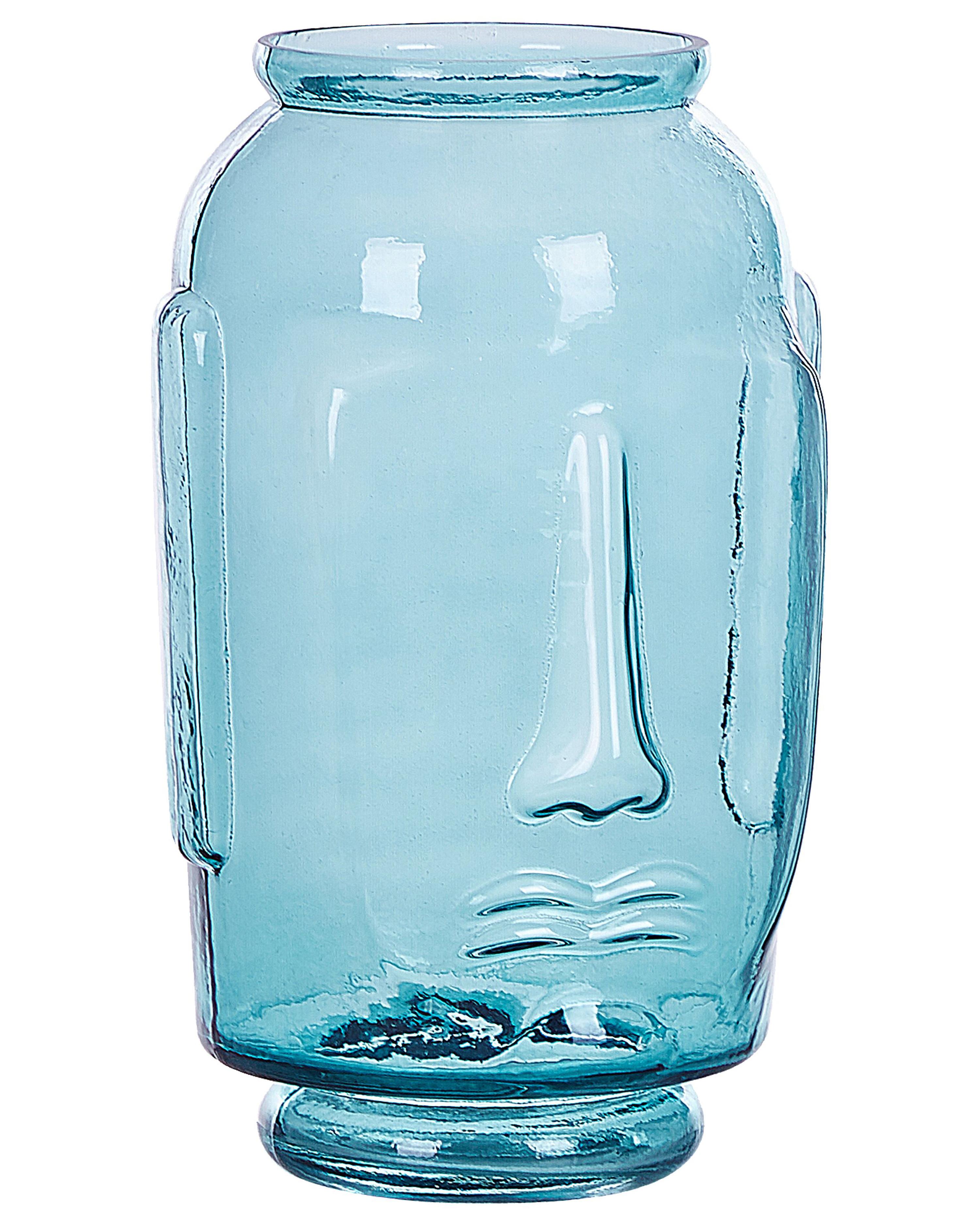 Decoratieve vaas SAMBAR Glas 31 cm Blauw