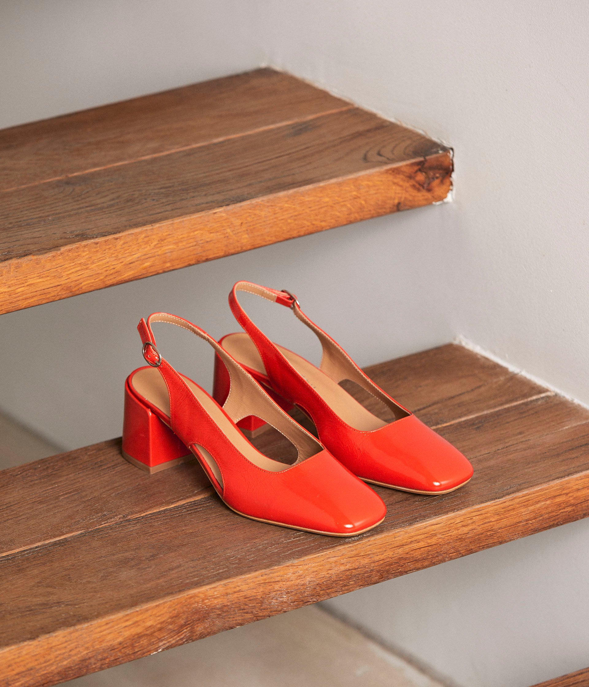 Slingbacks orange Catalina