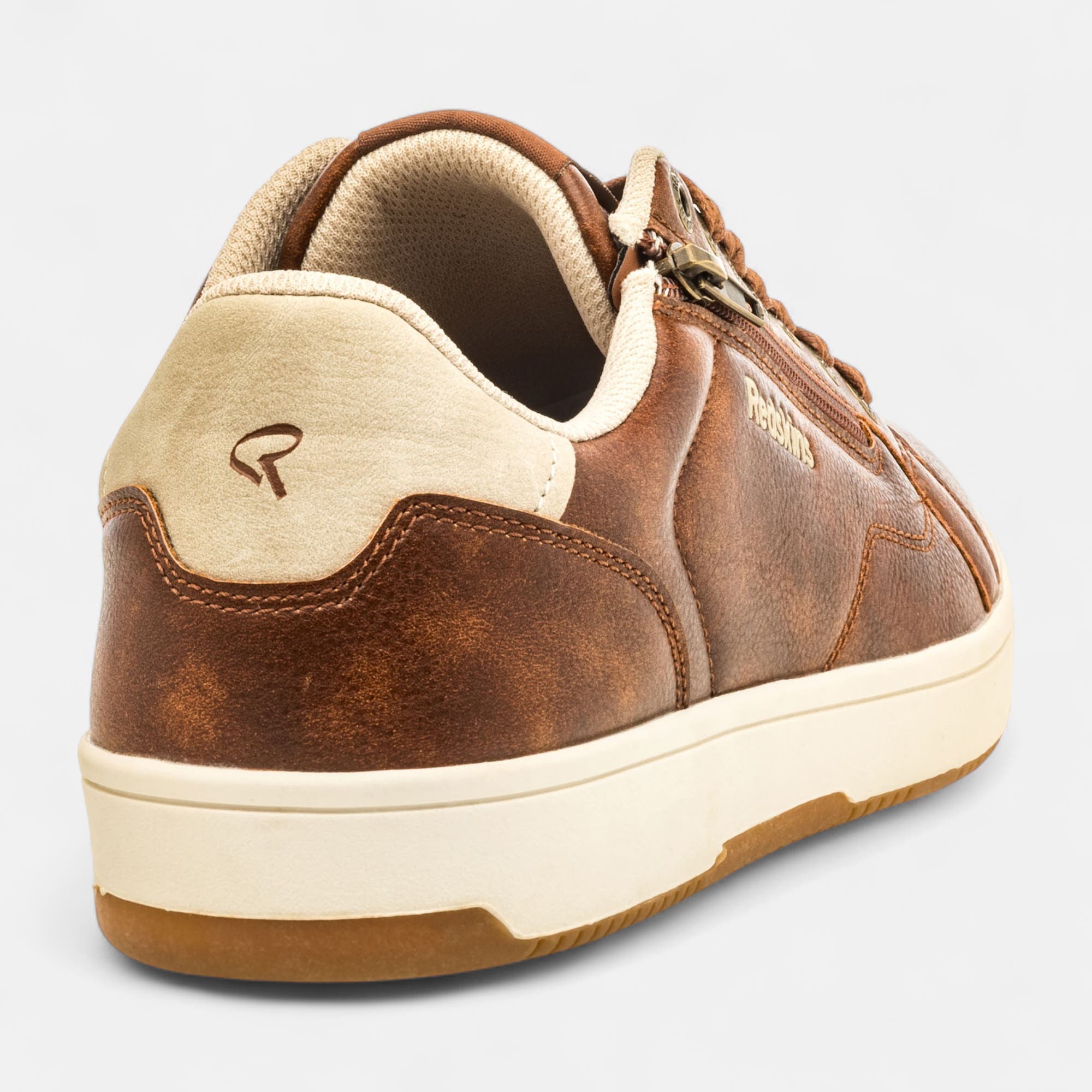 Baskets basses Homme cognac