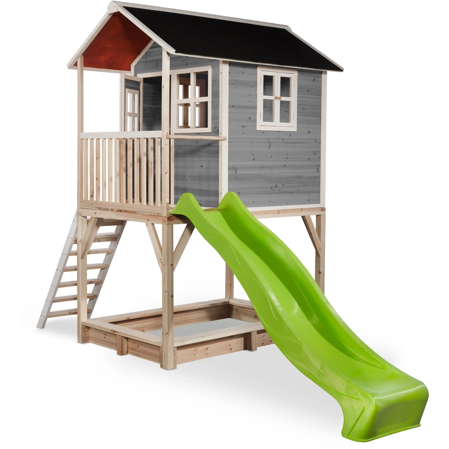 EXIT Loft 700 Holzspielhaus - grau