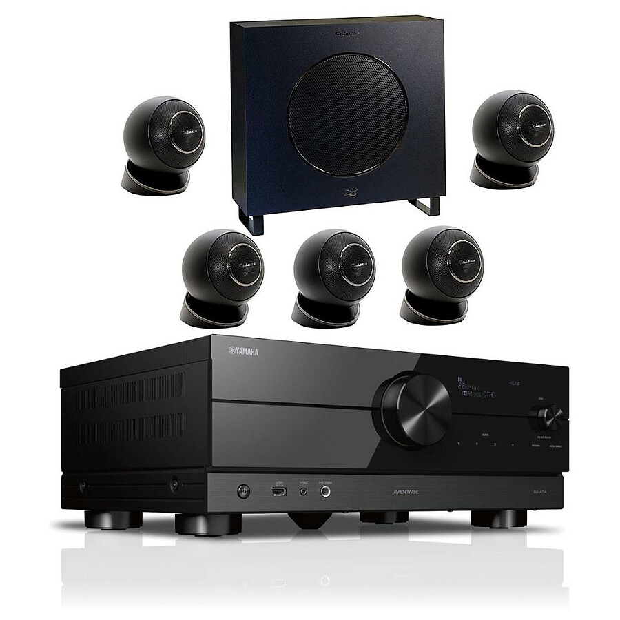 Yamaha RX-A2A Noir + Cabasse Eole 4 Pack 5.1 Noir