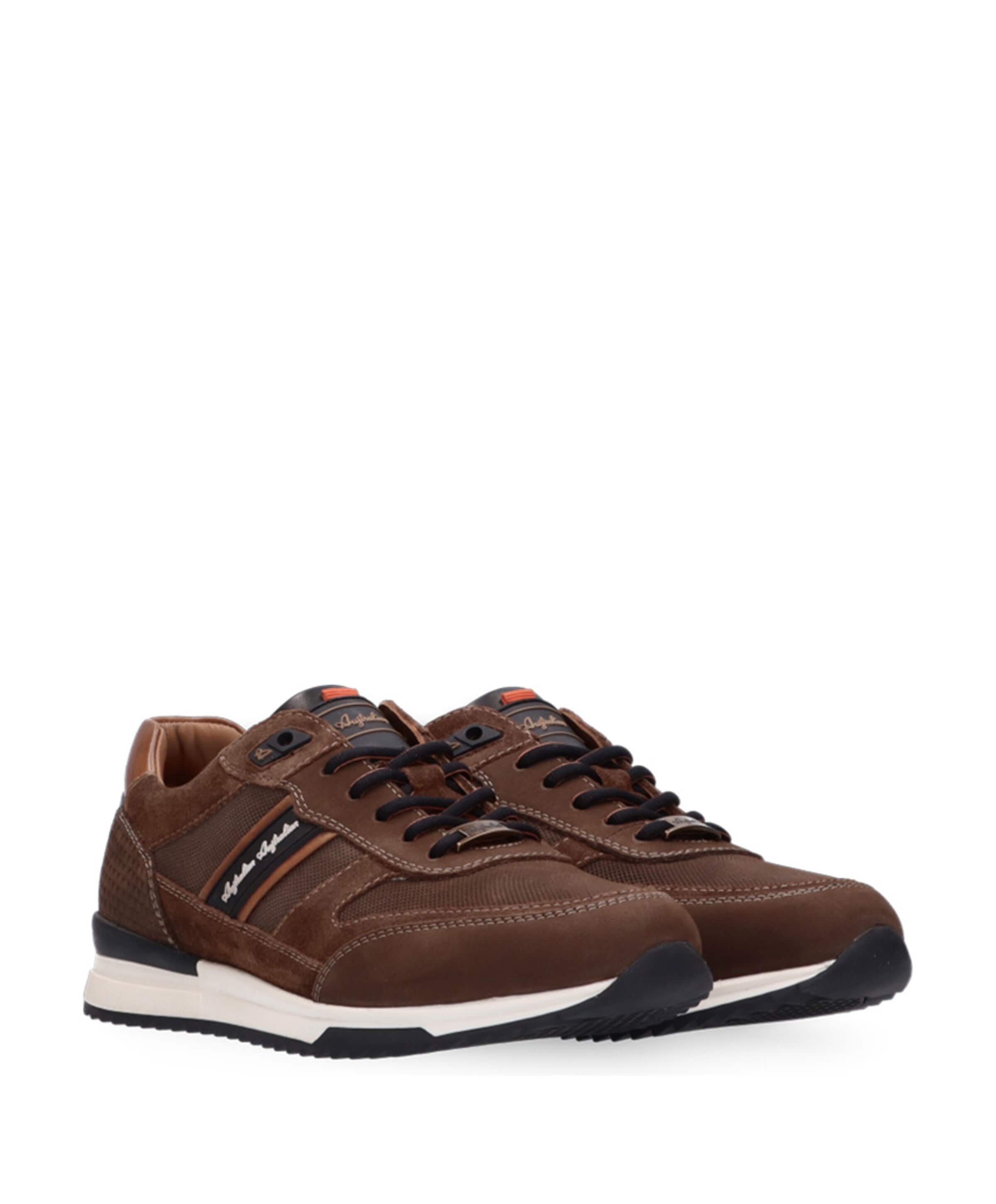 Australian Filmon leather heren sneakers bruin