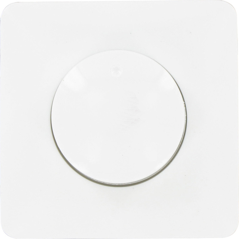 Peha standaard centraalplaat dimmer Glanzend wit
