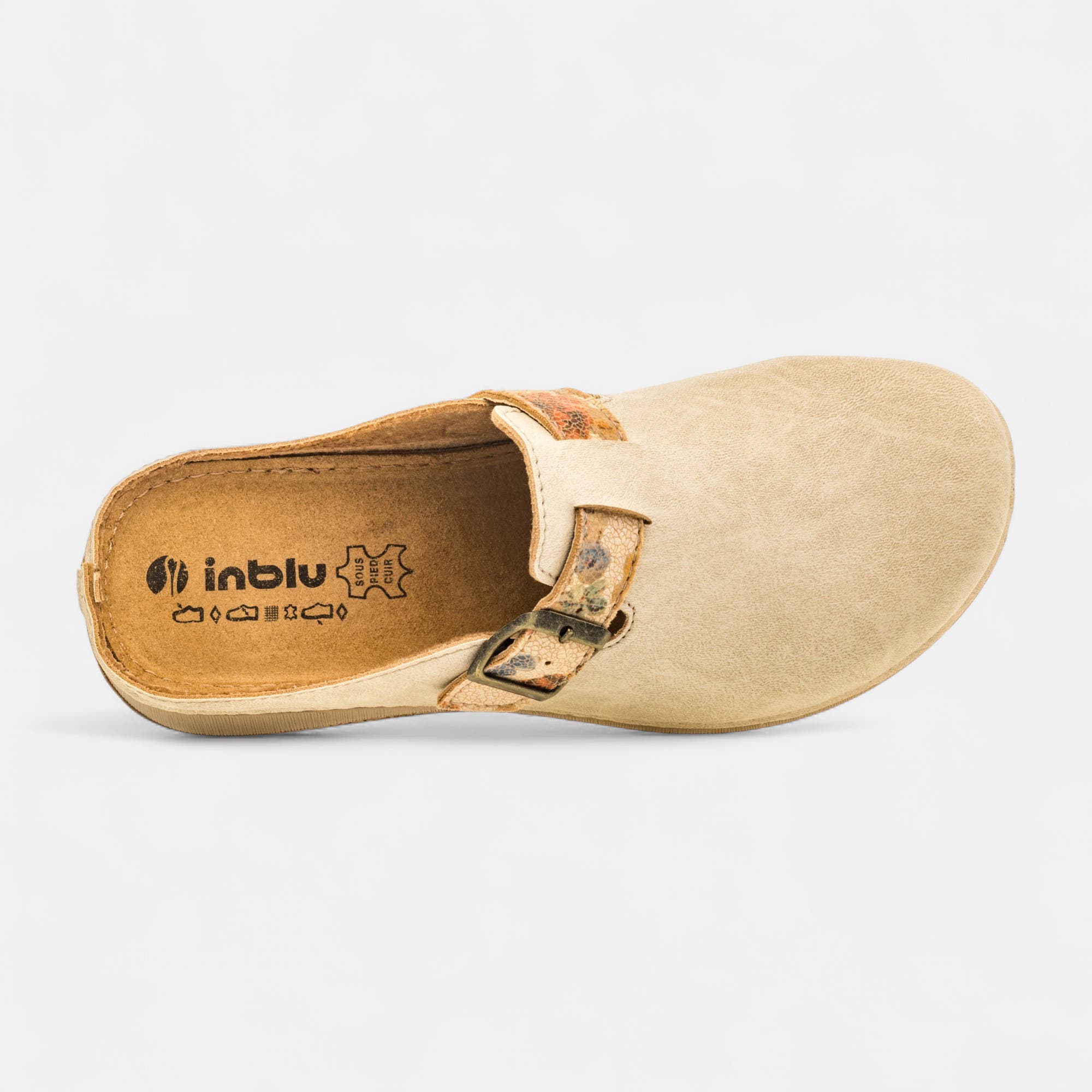 Mules Femme beige