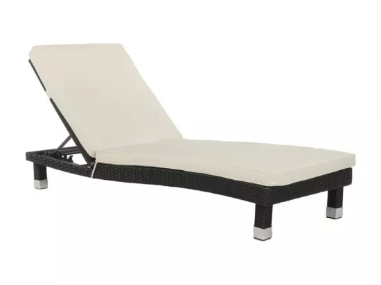 Bain de soleil de plage et jardin avec matelas confort ZEPHYR