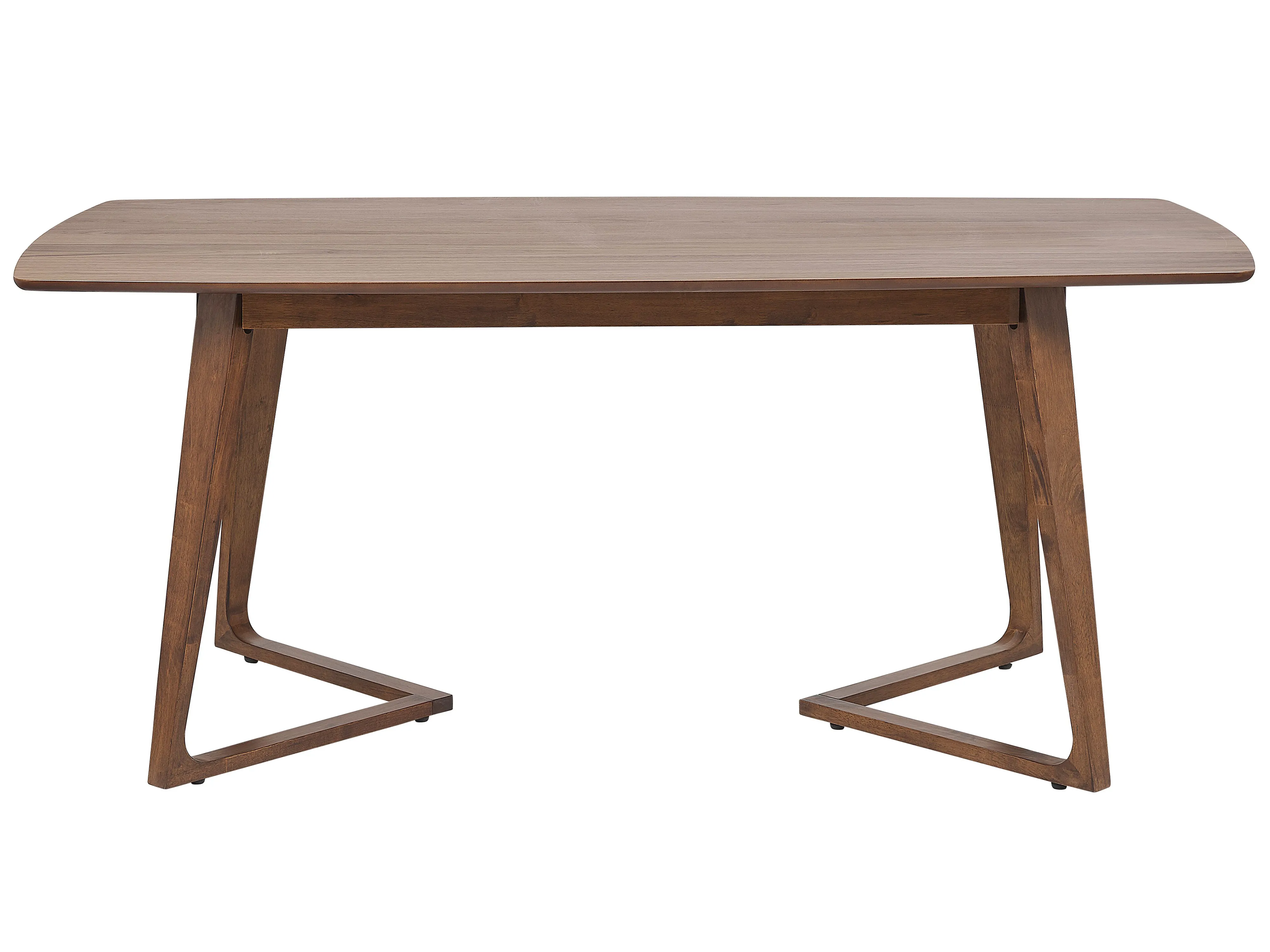 Eettafel HUXTER Donker walnoothout 90 cm 180 cm