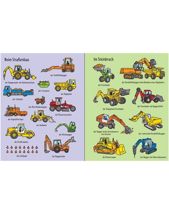 Mein erstes Stickerbuch / Mein erstes Stickerbuch: Bagger