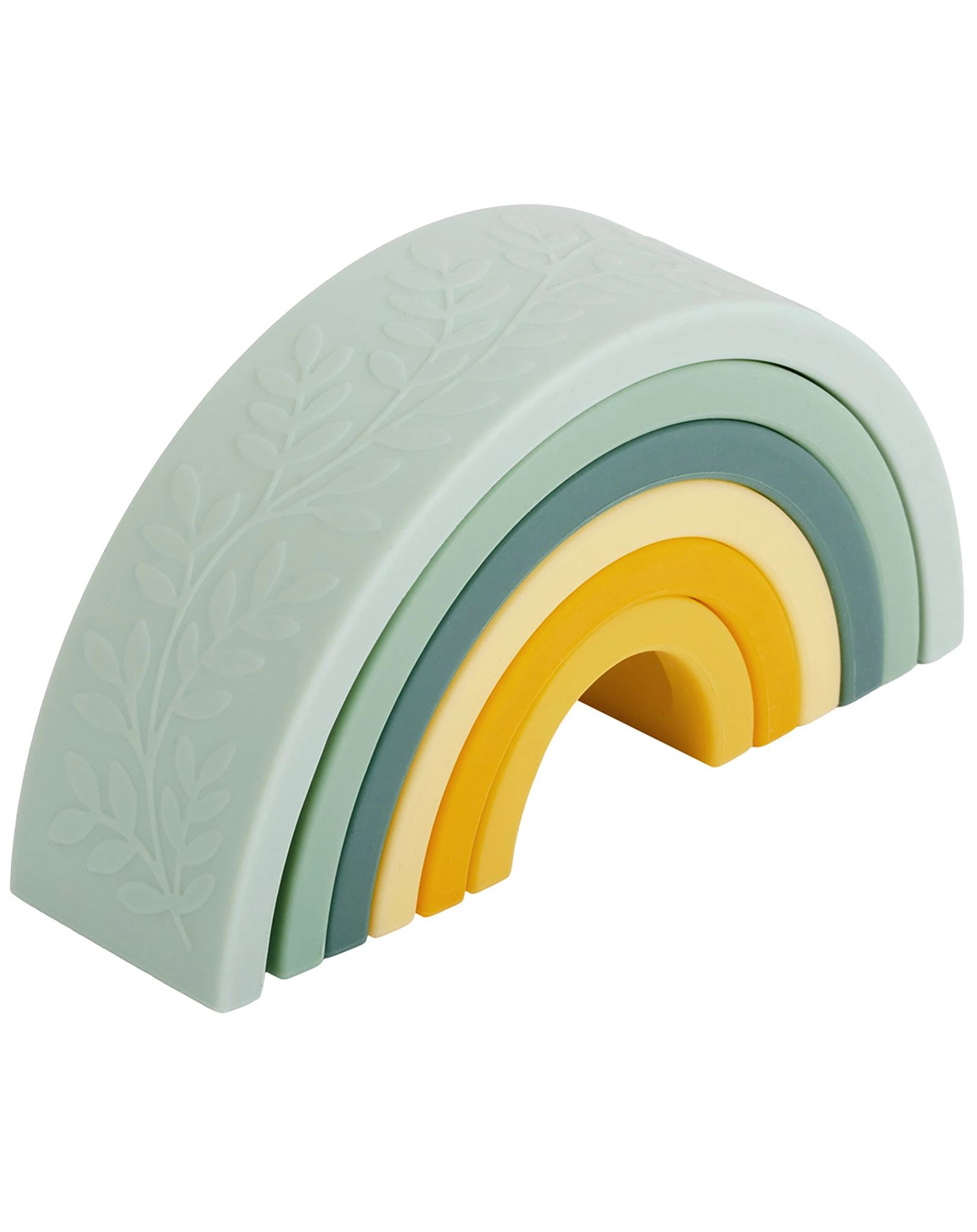 Stapelspielzeug RAINBOW in sage