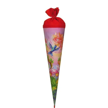 Roth Schultüte Kolibri mit Glitter, 70 cm, rund