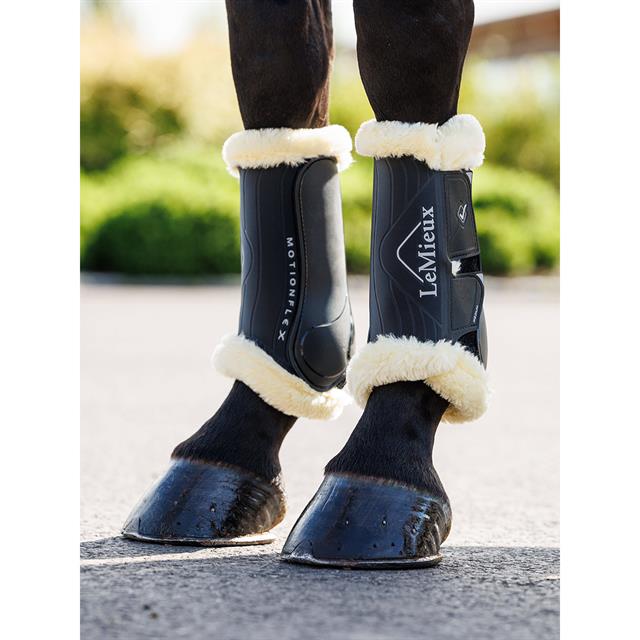 Beenbeschermers LeMieux Motionflex Dressage Fur Zwart