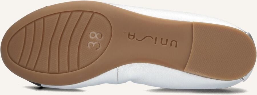 UNISA Ballerina Dames Auto Maat: 38 Materiaal: Leer Kleur: Zilver