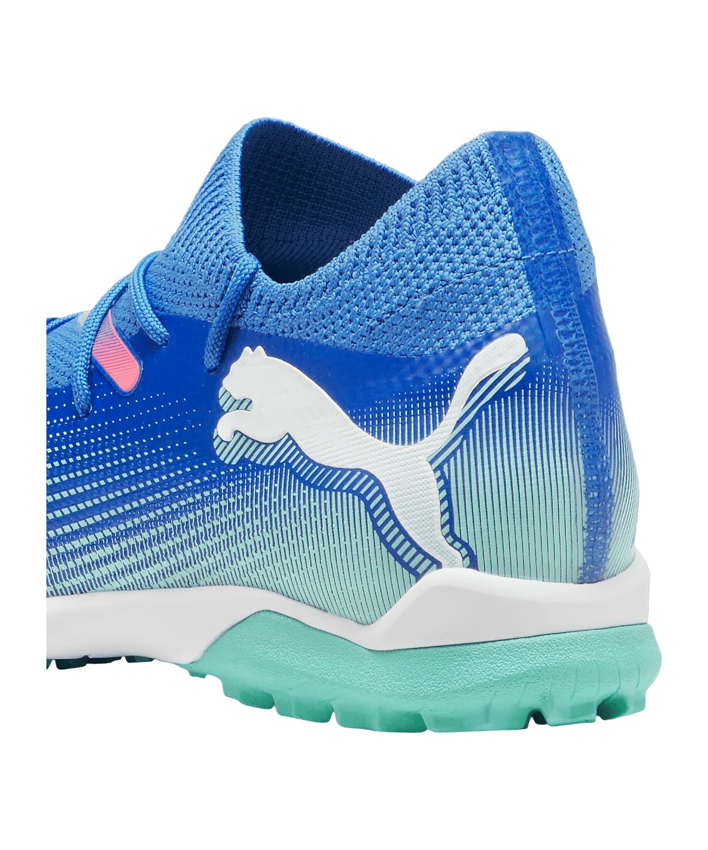 PUMA FUTURE 7 Match + Mid TF Formula Kids Blau Weiss F01