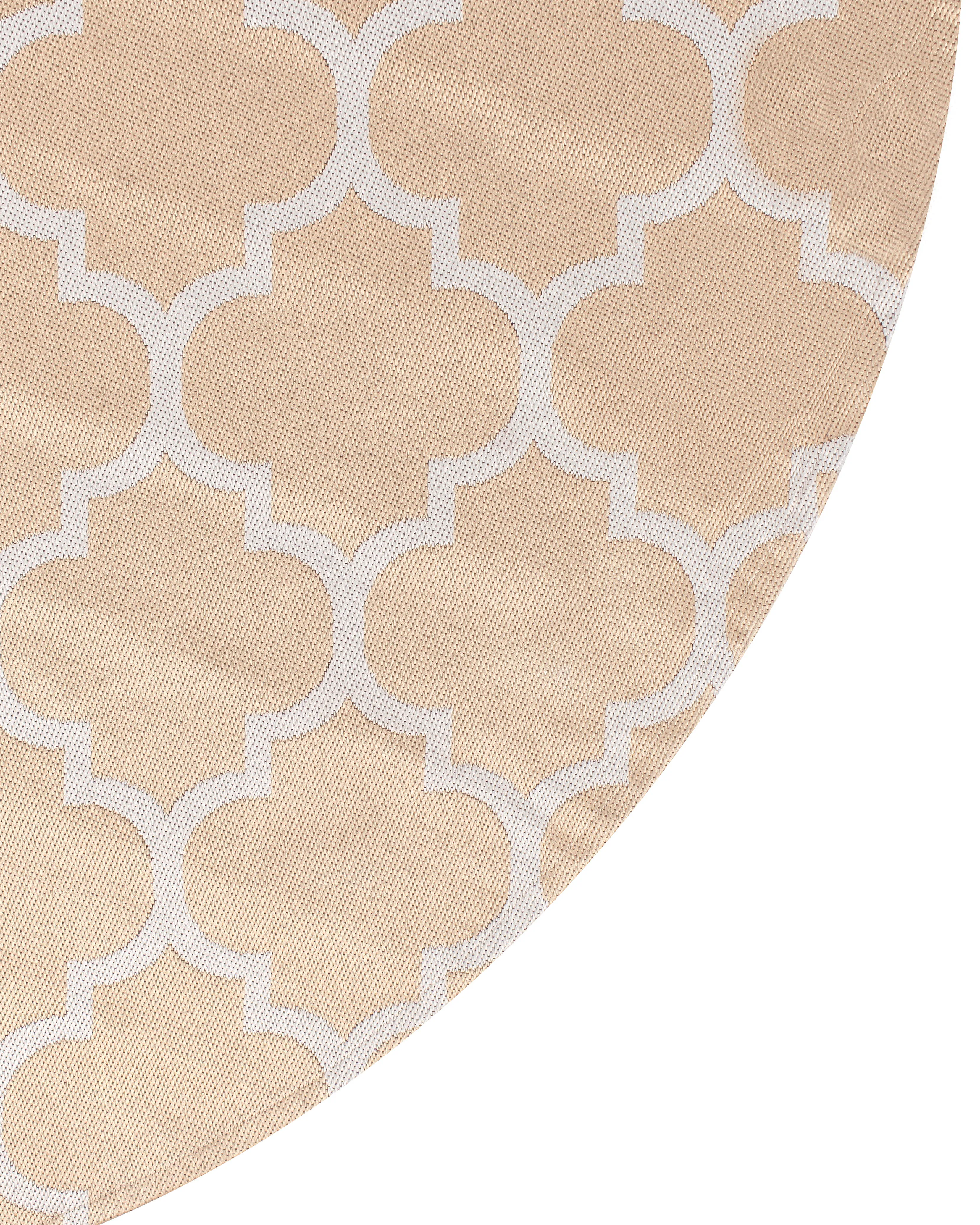 Tuintapijt MOSORE Beige ø 160 cm