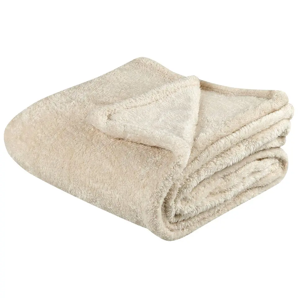 NAMDU - Plaid - Beige - 125 x 150 cm - Polyester