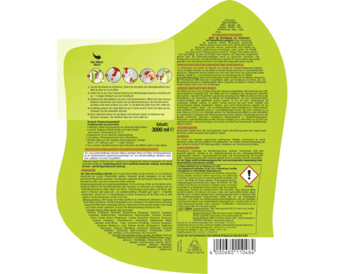 Onkruidverdelger Weed-Free Protect Garden Turboclean, gebruiksklaar, 3 L